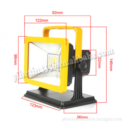Outdoors Camping Emergency Lights with SOS Mode, Floodlights with Fast Charge Built-in Batteries